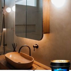 Marmorino X Floor …. 
Ein komplett fugenloses Bad 🛁 
Mit #prattagermany gestalten wir Ihre Räume individuell 😍